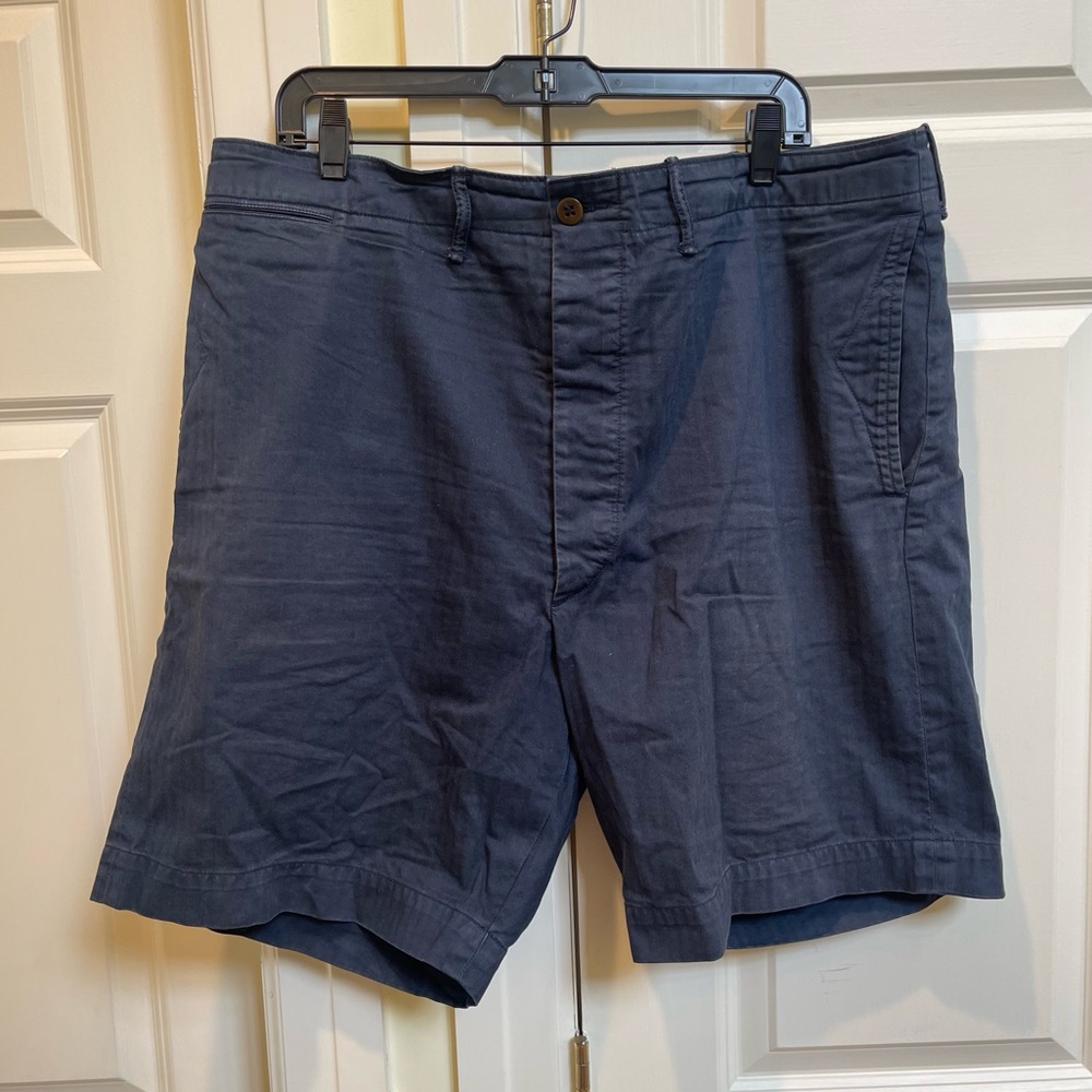 RRL Officer Short In Navy - Picture 2 of 8